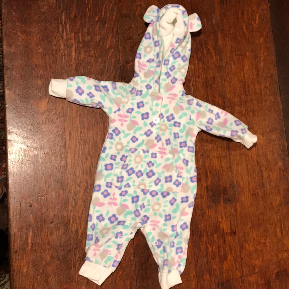 Flower power baby PJs